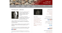 Desktop Screenshot of philosophytutor.net